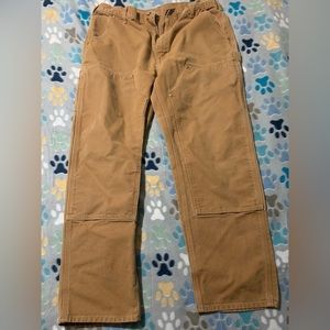 Men’s Carhartt DOUBLE KNEE Duck Cloth Work Pants 36x32 8-Pocket RARE 🔥